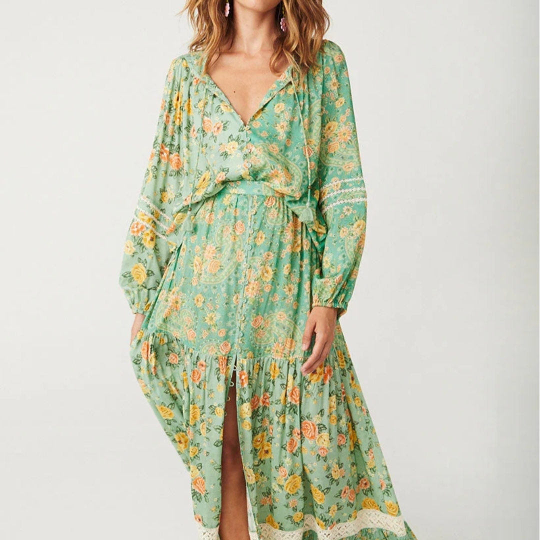 Spell Melody Floral Arizona Maxi Skirt